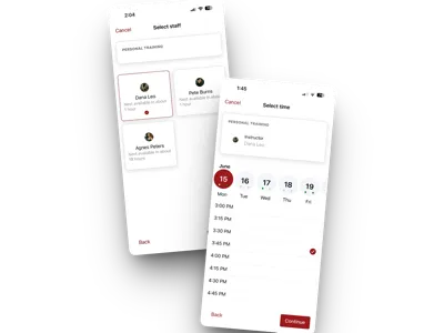 Client Appointment Booking Experience