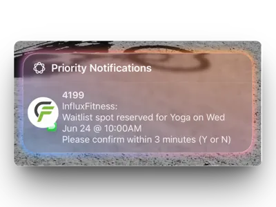 SMS integration for reminders and notifications