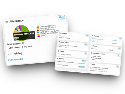 Member Profile & Engagement Screenshot