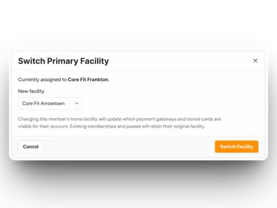 Multi-location facility management