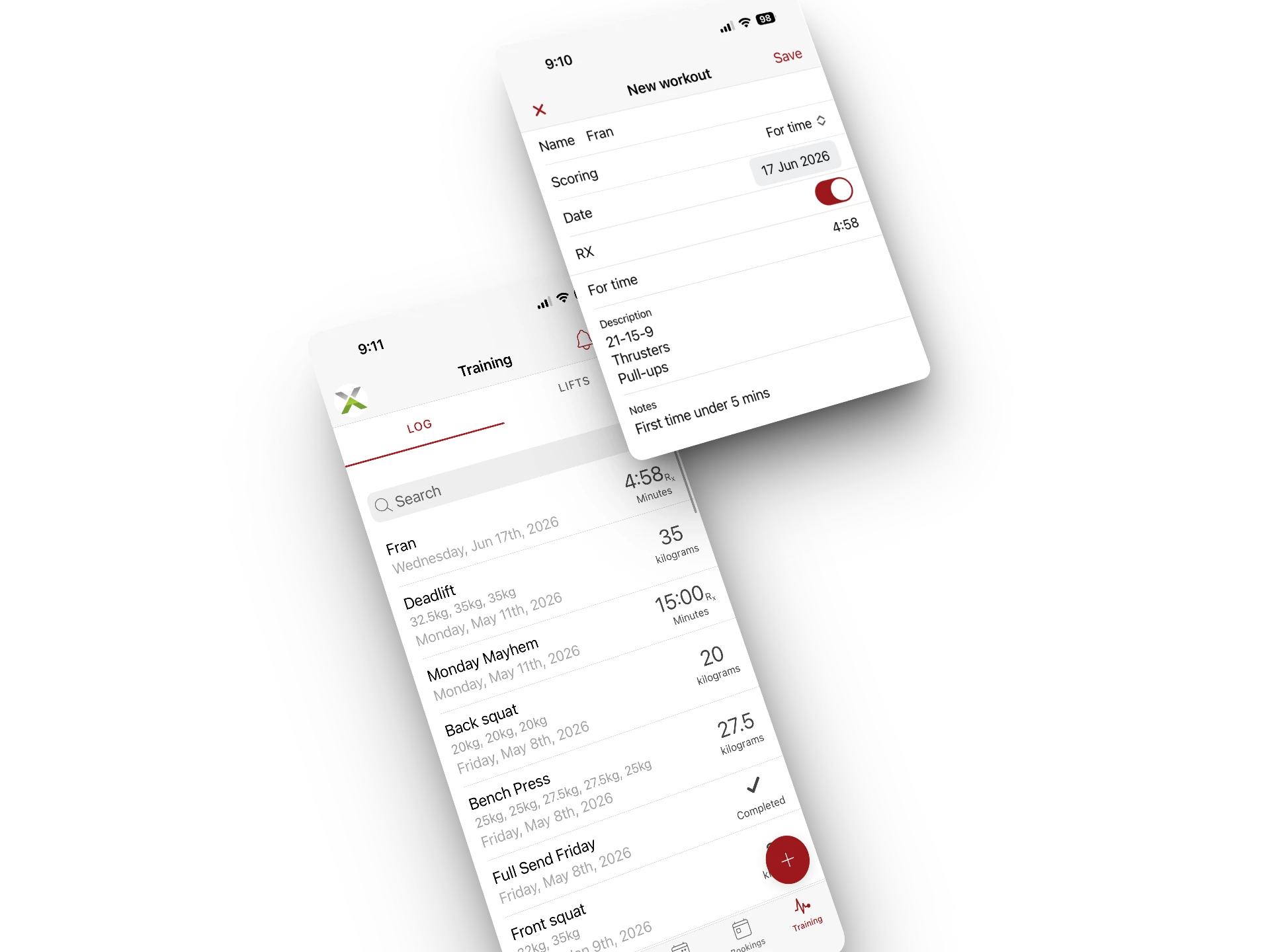 Workout Programming Interface