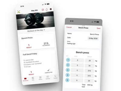Member Lift Tracking & Leaderboard