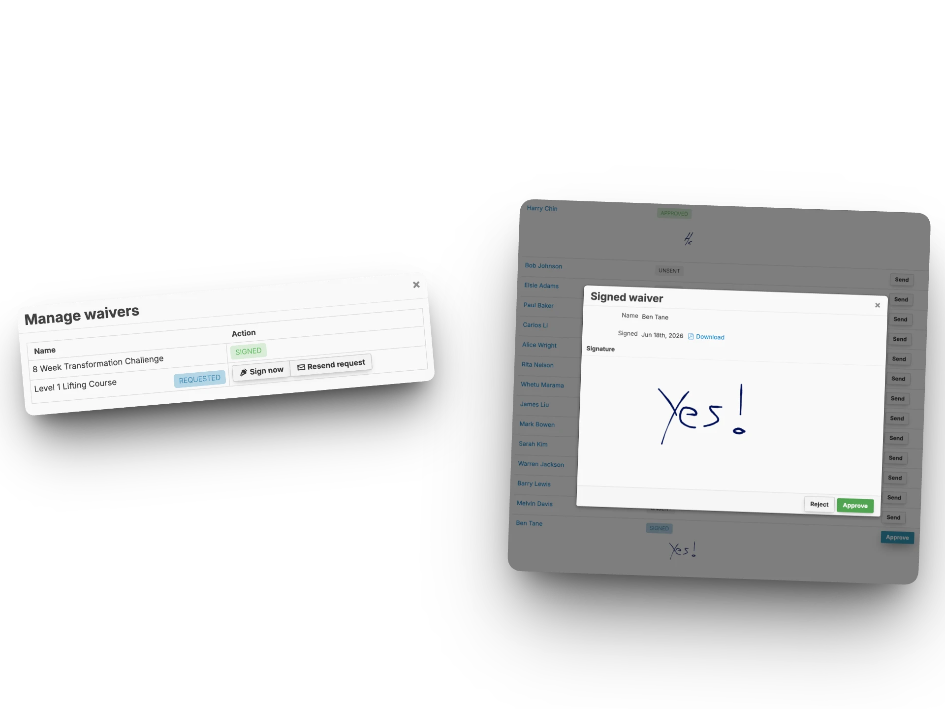 Workout Programming Interface