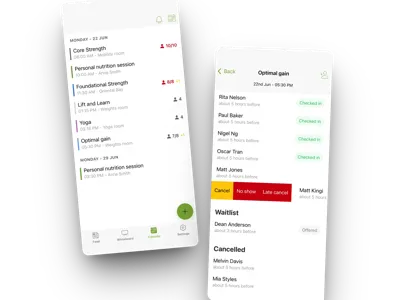 Manage classes from your phone